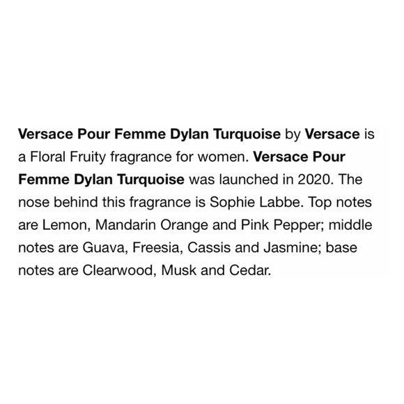 VERSACE Dylan Turquoise Eau de Toilette - .17 fl oz NIB - Picture 6 of 9